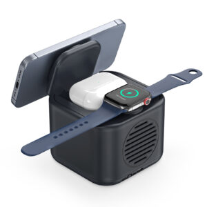 Lotus Siyah Hoparlör Ve Wireless Sarj Standı