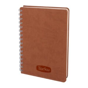 Batıkent Kahverengi Spiralli Tarihsiz Defter