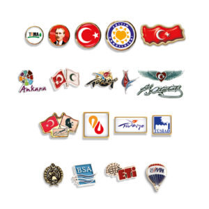 Maldiv Özel Döküm Ve Domeks Baskılı Rozetler