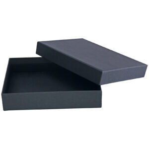 Selvi Siyah Geçme Kapak Powerbank Kutu (17x13x3 Cm)