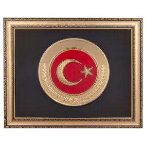 Alpagut Altın Ayyıldız Arma Tablo