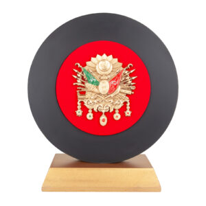 İhtişam Osmanlı Arması Kabartmalı Plaket