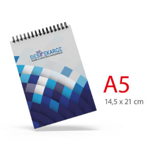 Ala-30 A5 Karton Kapaklı Spiralli Bloknot